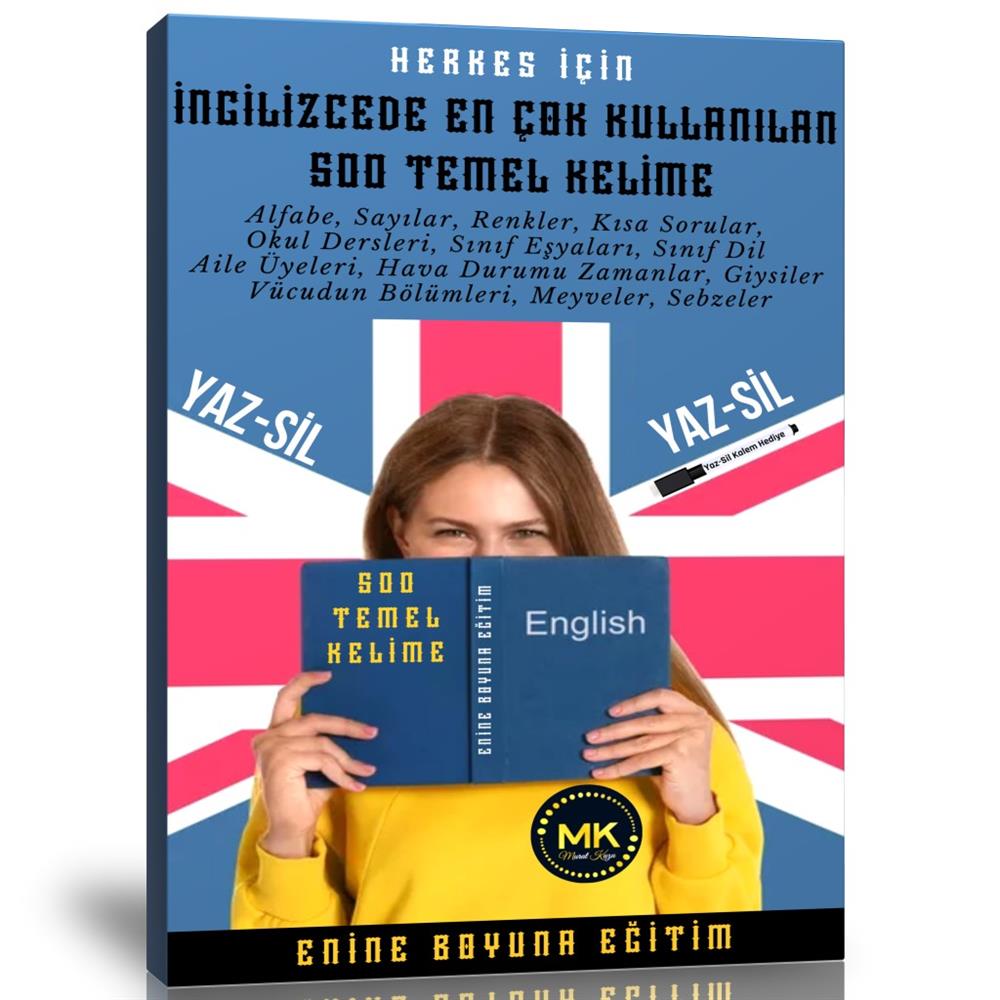 Herkes İçin İngilizcede EN ÇOK Kullanılan 500 Temel Kelime