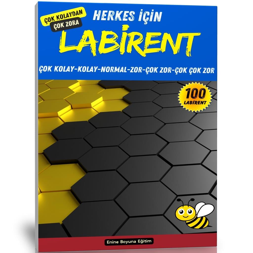Herkes İçin Labirent Bulmaca Kitabı