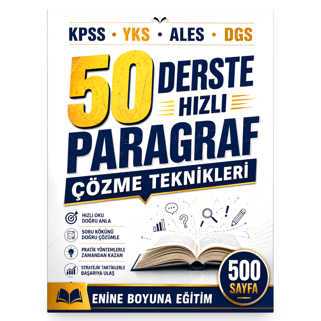 Hızlı Paragraf Çözme Teknikleri KPSS • YKS • ALES • DGS