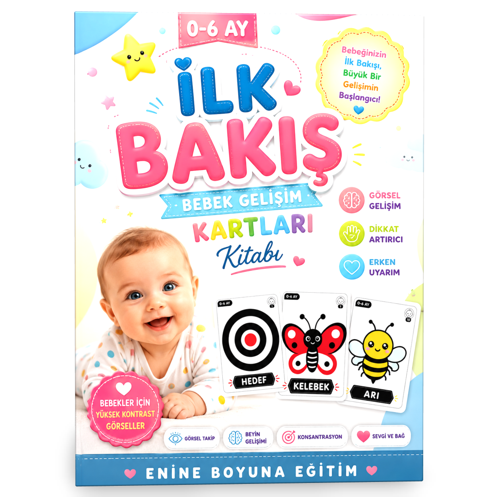 İlk Bakış Bebek Gelişim Kartları Kitabı (0-6 Ay)