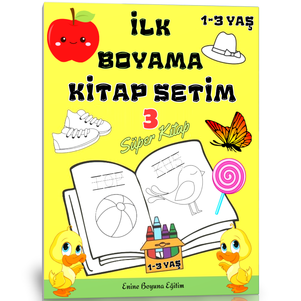 İLK Boyama Kitap Setim (1-3 YAŞ)