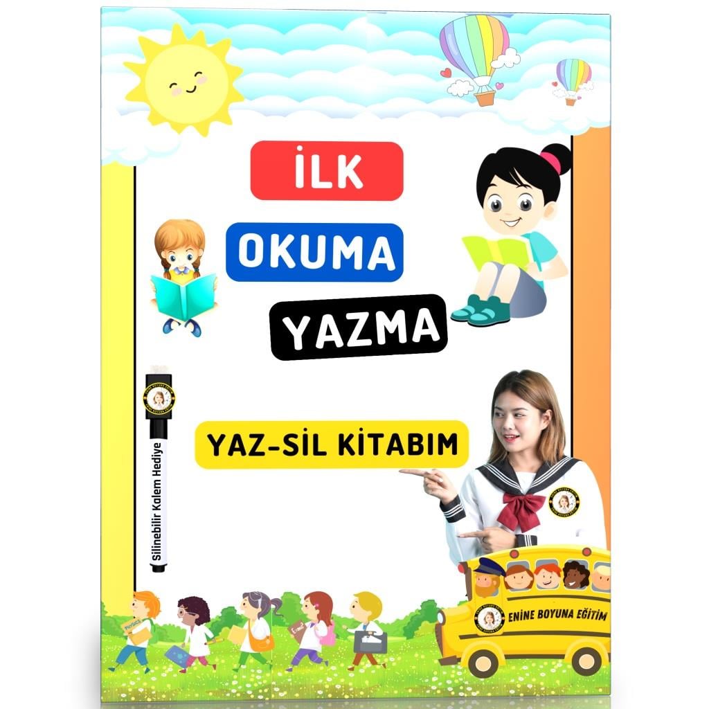 İlk Okuma Yazma YAZ-SİL Kitabım