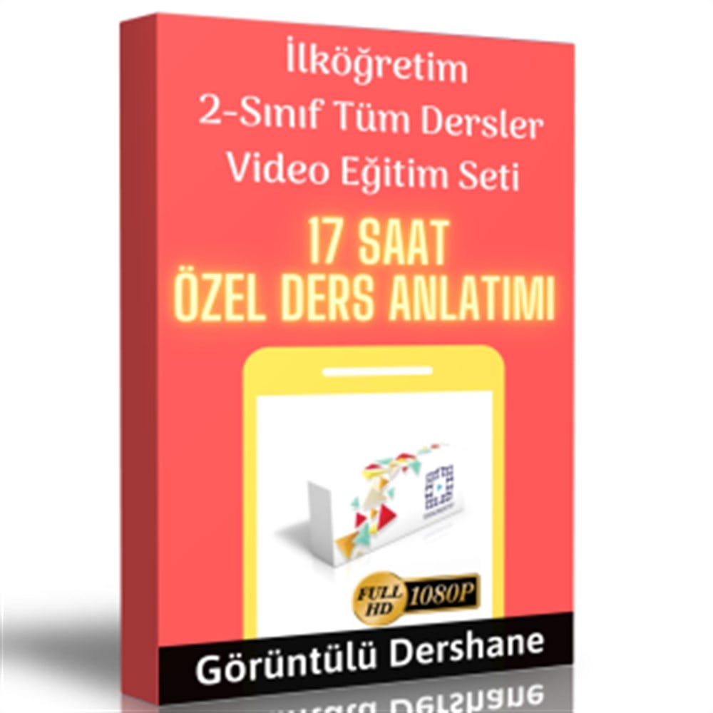 İlköğretim 2.Sınıf Tüm Dersler Görüntülü Eğitim Seti