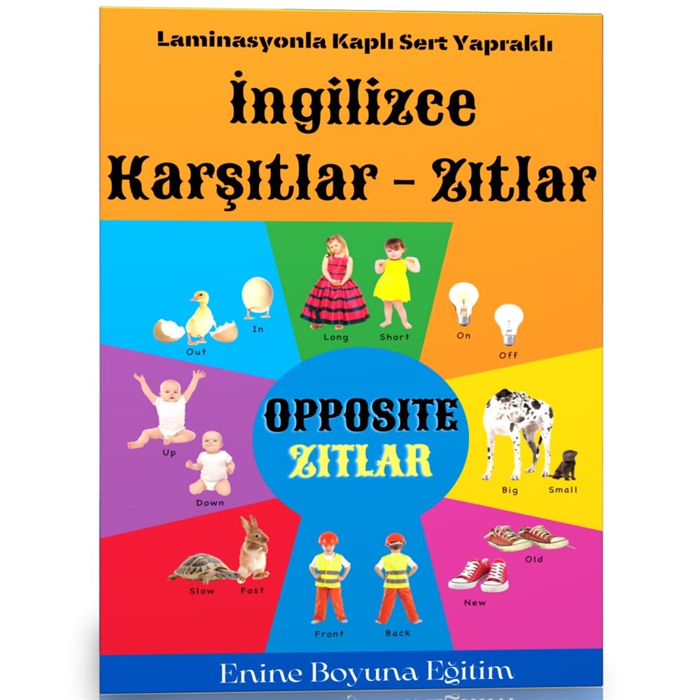 İngilizce Karşıtlar-Zıtlar (Opposite) Kitabı