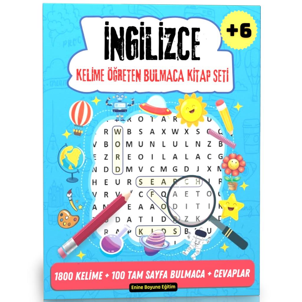 İngilizce Kelime Öğreten Bulmaca Kitap Seti (4 Kitap)