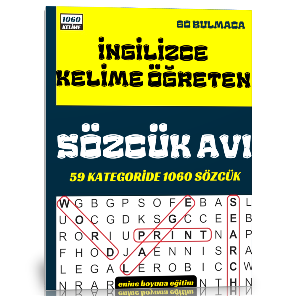 İngilizce Kelime Öğreten Sözcük Avı Kitabı