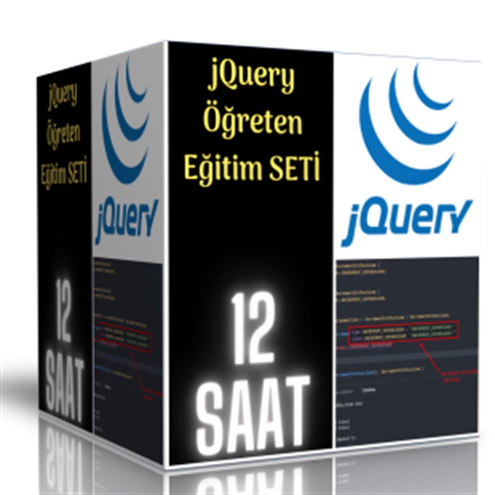 JQUERY  Öğreten Eğitim Seti (12 Saat Özel Anlatım)