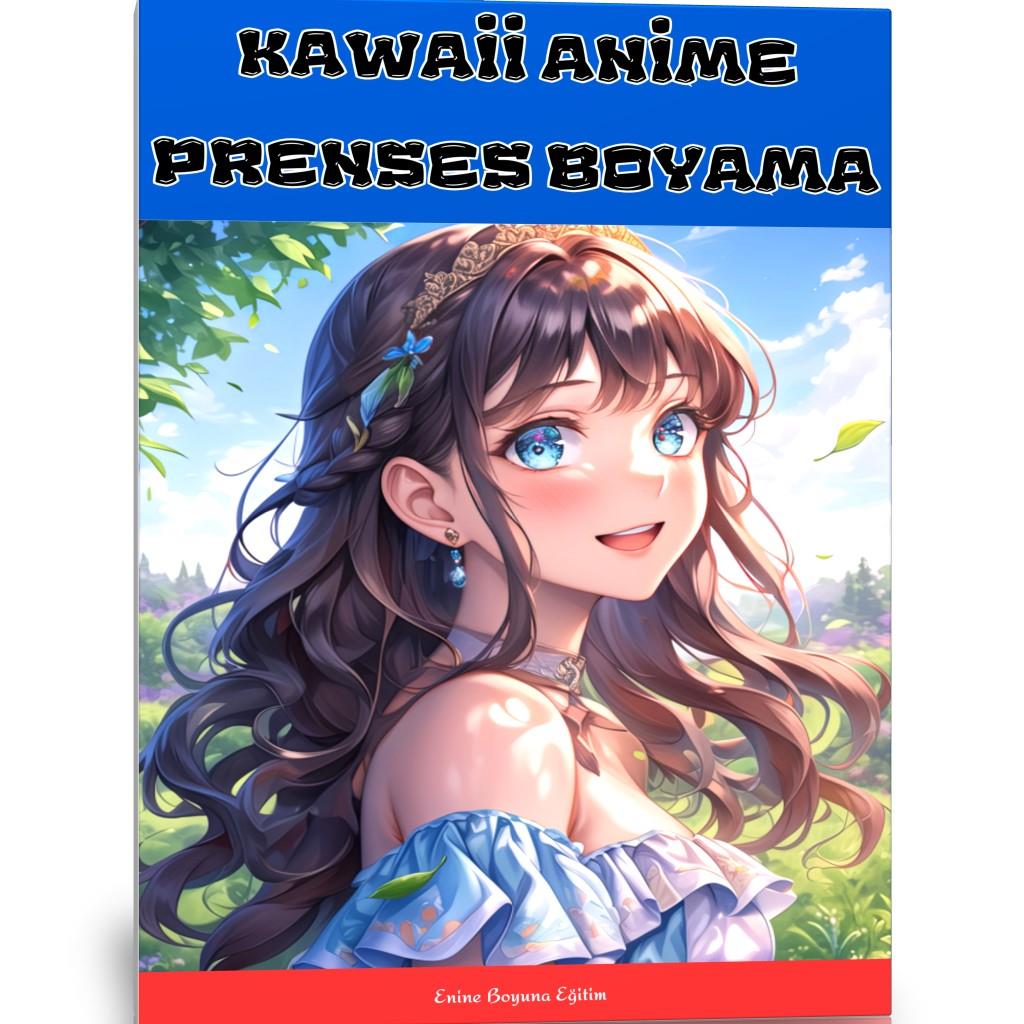 Kawaii Anime Prenses Boyama Kitabı 
