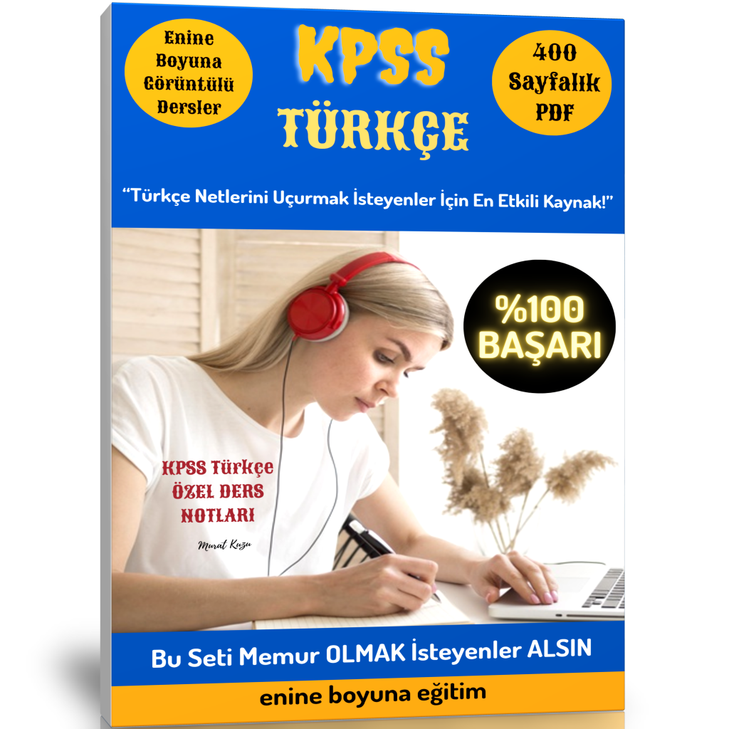 KPSS Türkçe Hazırlık Kitabı (400 Sayfalık PDF)
