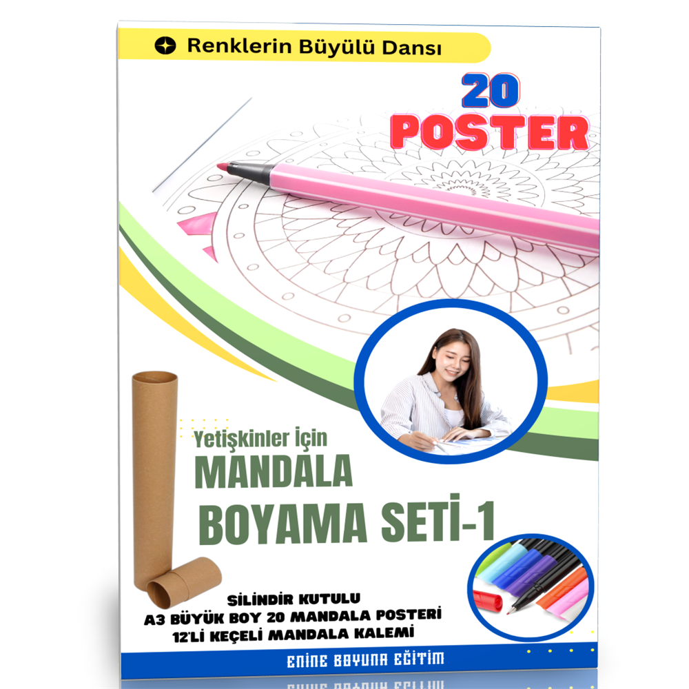 Mandala Boyama Seti-1