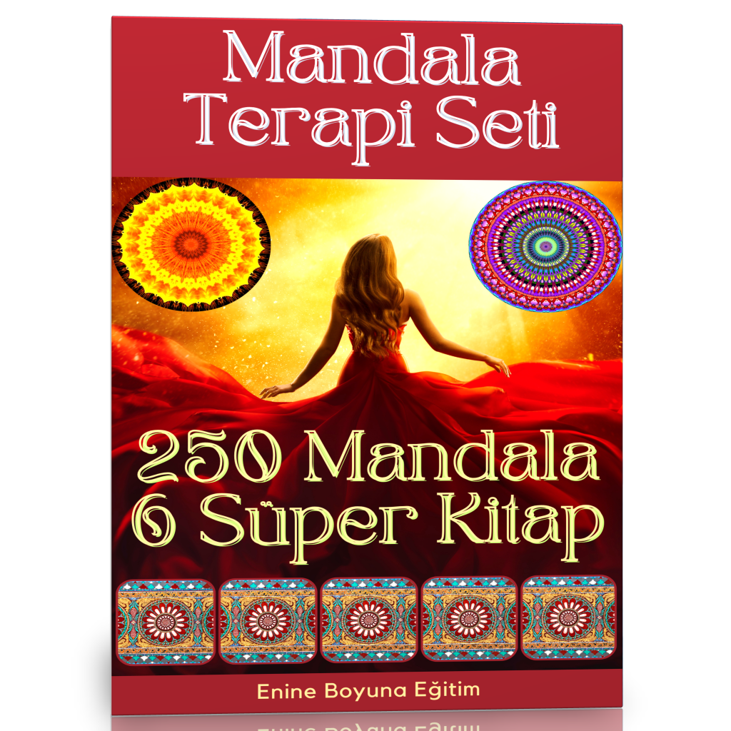 Mandala Terapi Seti (6 Kitap – 250 Mandala)