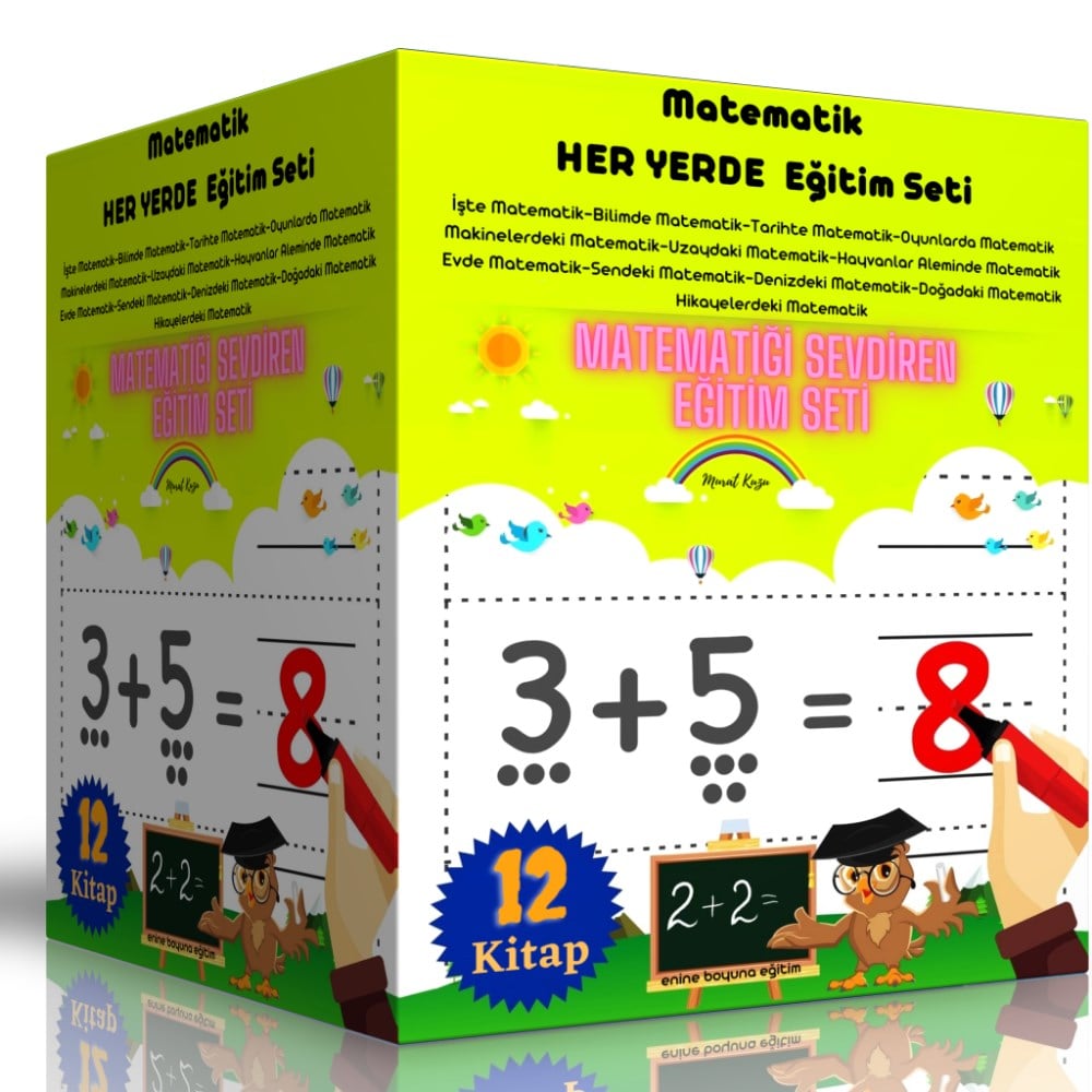 Matematik Her Yerde Eğitim Seti (12 Kitap)
