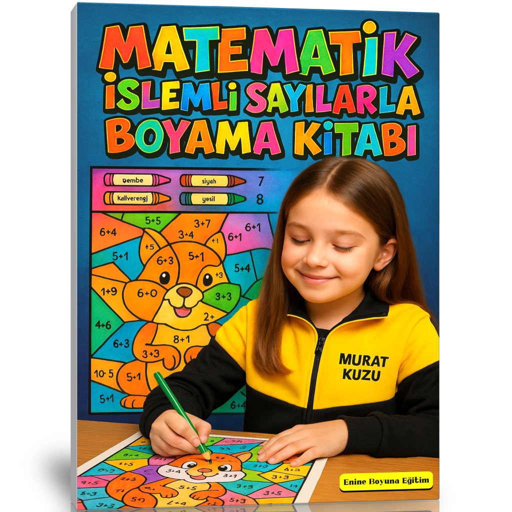 Matematik İşlemli Sayılarla Boyama Kitap Seti (3 Kitap)