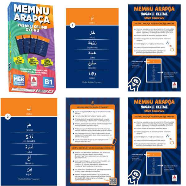 Memnu Arapça Kutu Oyunu (3000 Arapça Kelime Öğreten Oyun)