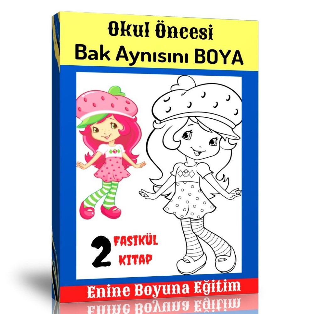 Okul Öncesi Bak Aynısını Boyama Kitabı (2 Fasikül Kitap)