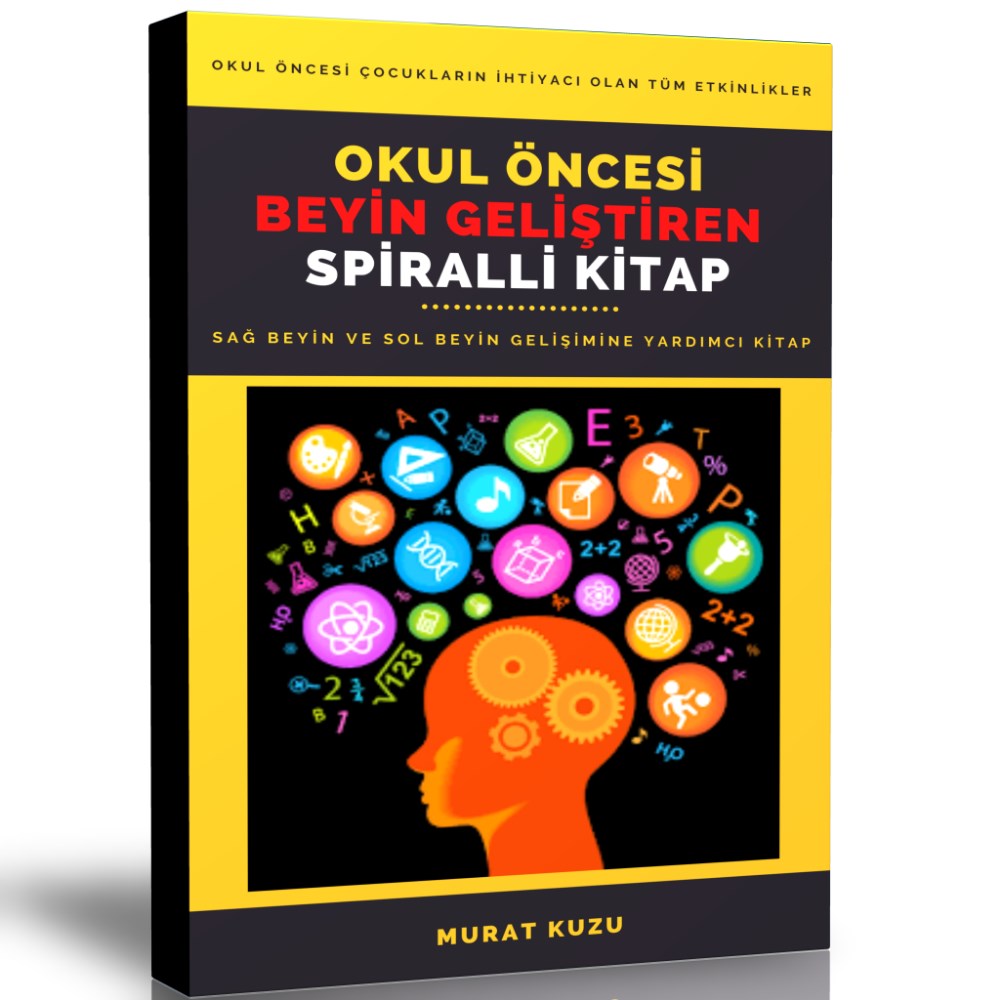 Okul Öncesi Beyin Geliştiren Spiralli Kitap