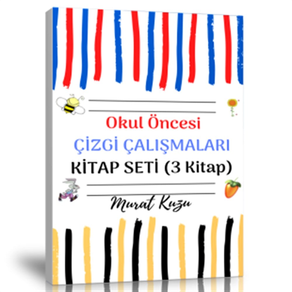 Okul Öncesi Çizgi Çalışmaları Kitap Seti (3 Kitap)