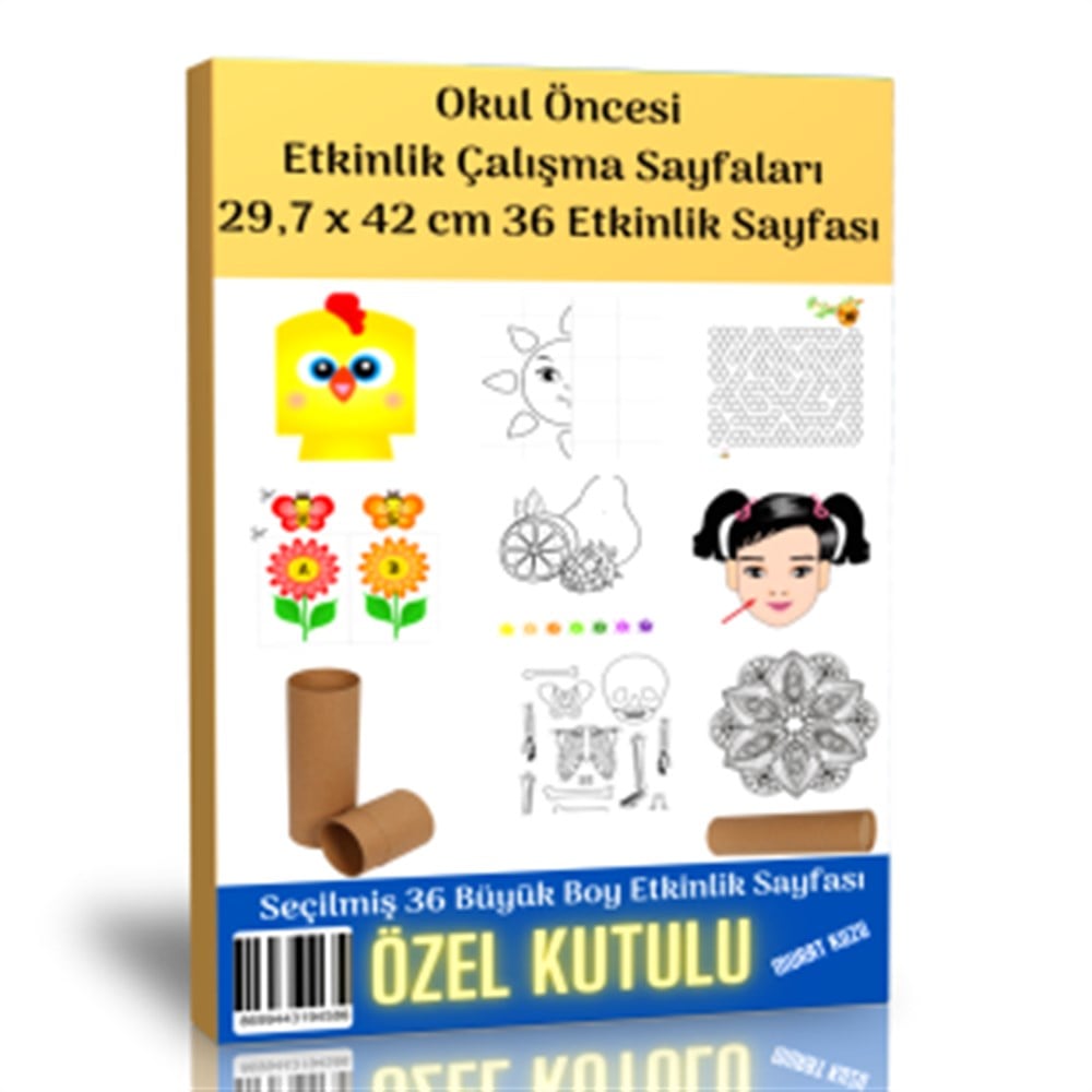 Okul Öncesi Etkinlik Çalışma Sayfaları 	(36 Seçilmiş Poster)