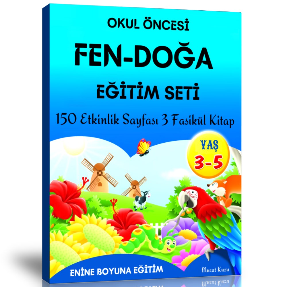 Okul Öncesi Fen-Doğa Eğitim Seti (3 Fasikül Kitap)