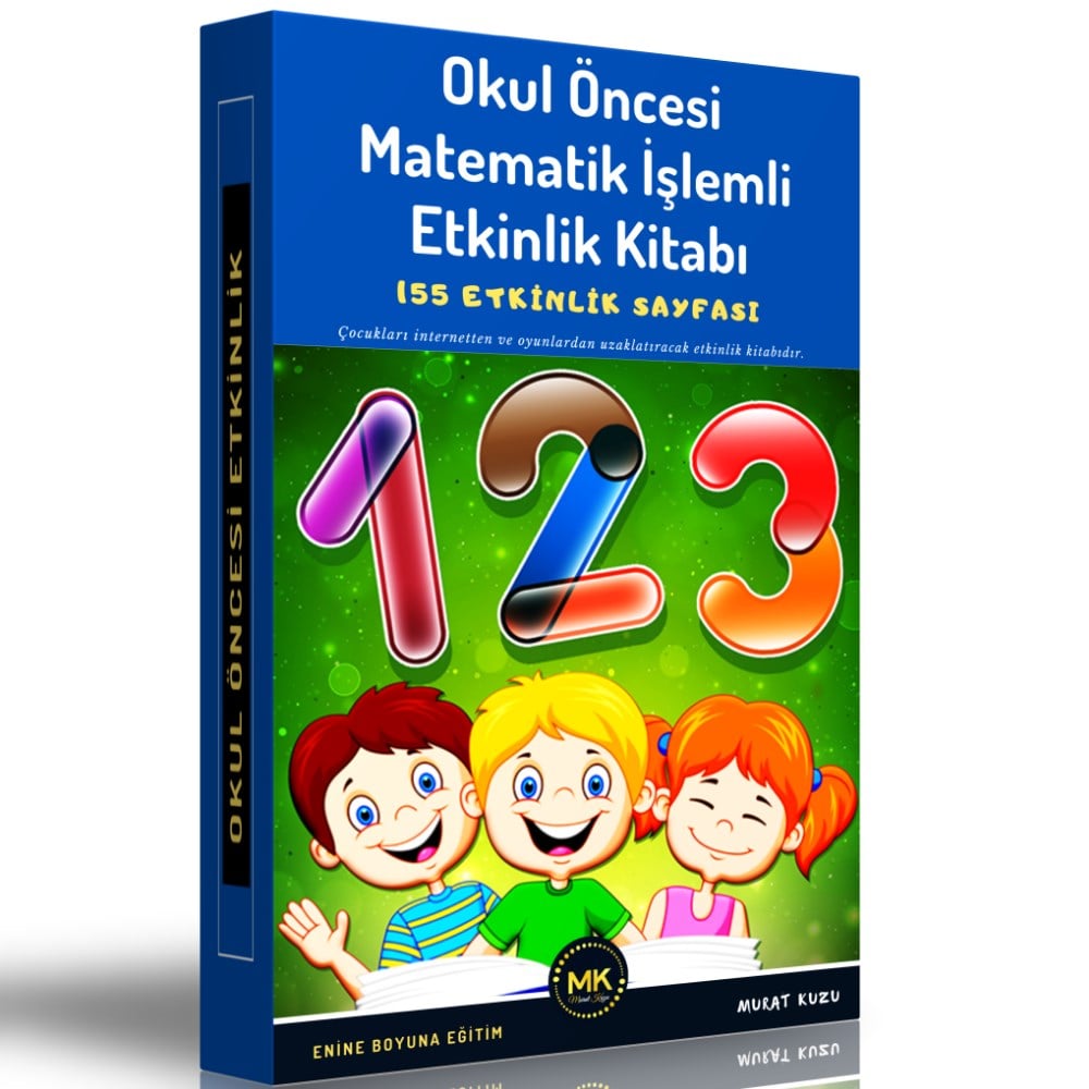 Okul Öncesi Matematik İşlemli Etkinlik Kitabı (Spiralli)