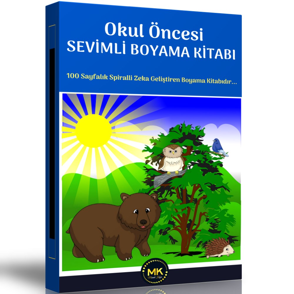 Okul Öncesi Sevimli Boyama Kitabı