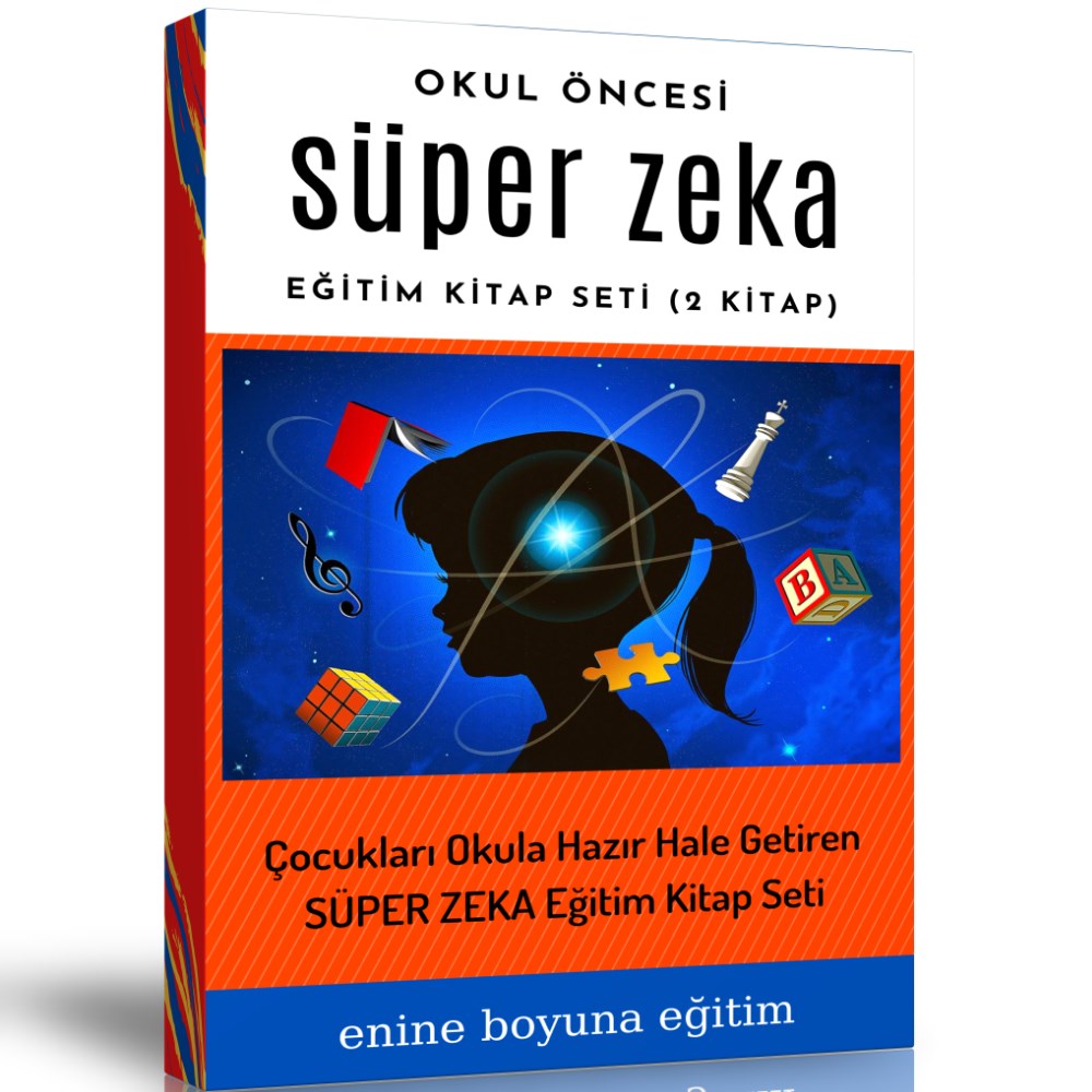 Okul Öncesi Süper Zeka Kitap Seti (2 Spiralli Kitap)