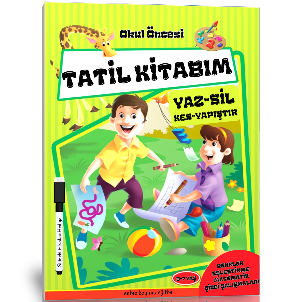 Okul Öncesi Tatil Kitabım (Tatil Kitap Seti)