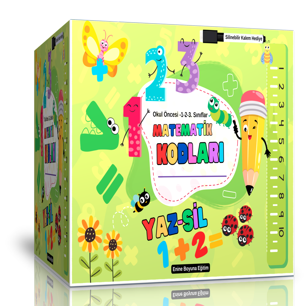 Okul Öncesi ve 1-2-3. Sınıflar Matematiğin KODLARI YAZ-SİL Eğitim Seti