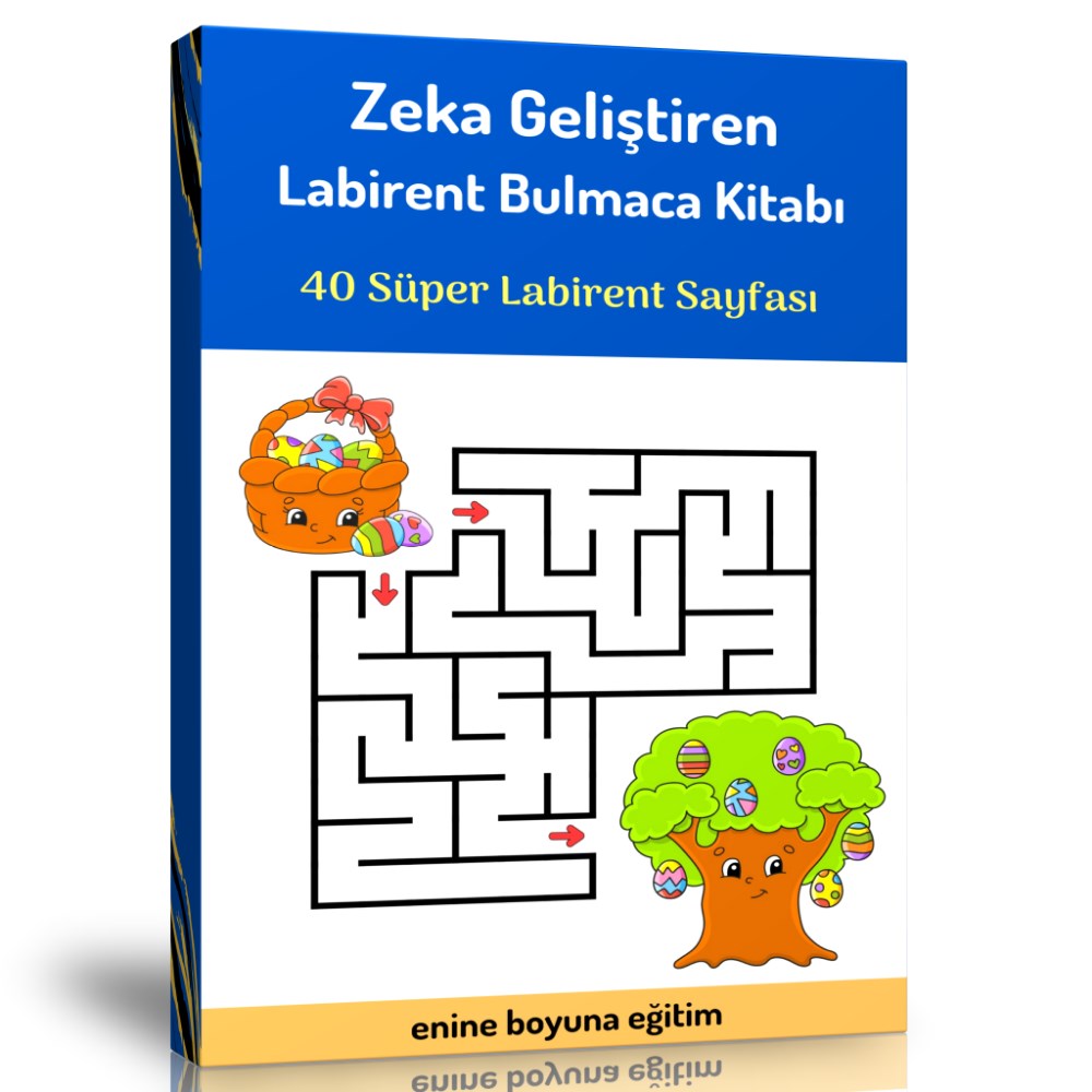 Okul Öncesi Zeka Geliştiren Spiralli Labirent Kitabı