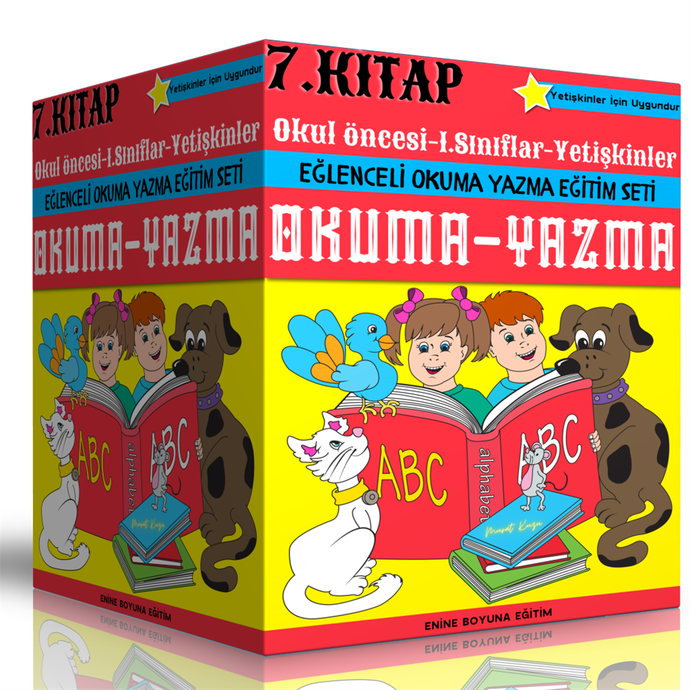 Okuma Yazma Eğitim Seti (7 Spiralli Kitap)