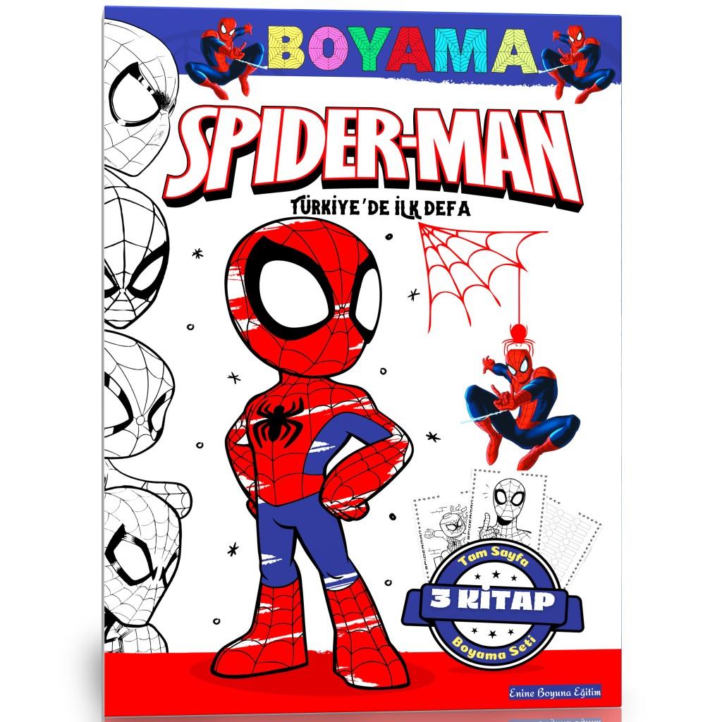 Örümcek Adam Boyama Kitap Seti (3 Kitap)