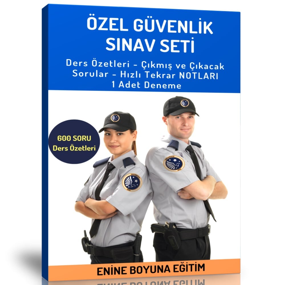 Özel Güvenlik Eğitim Seti