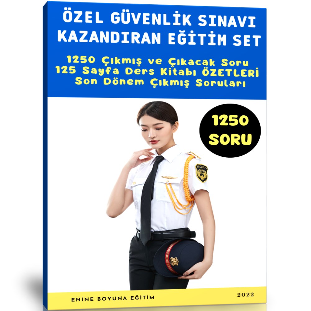 Özel Güvenlik Sınav Kazandıran Eğitim Seti