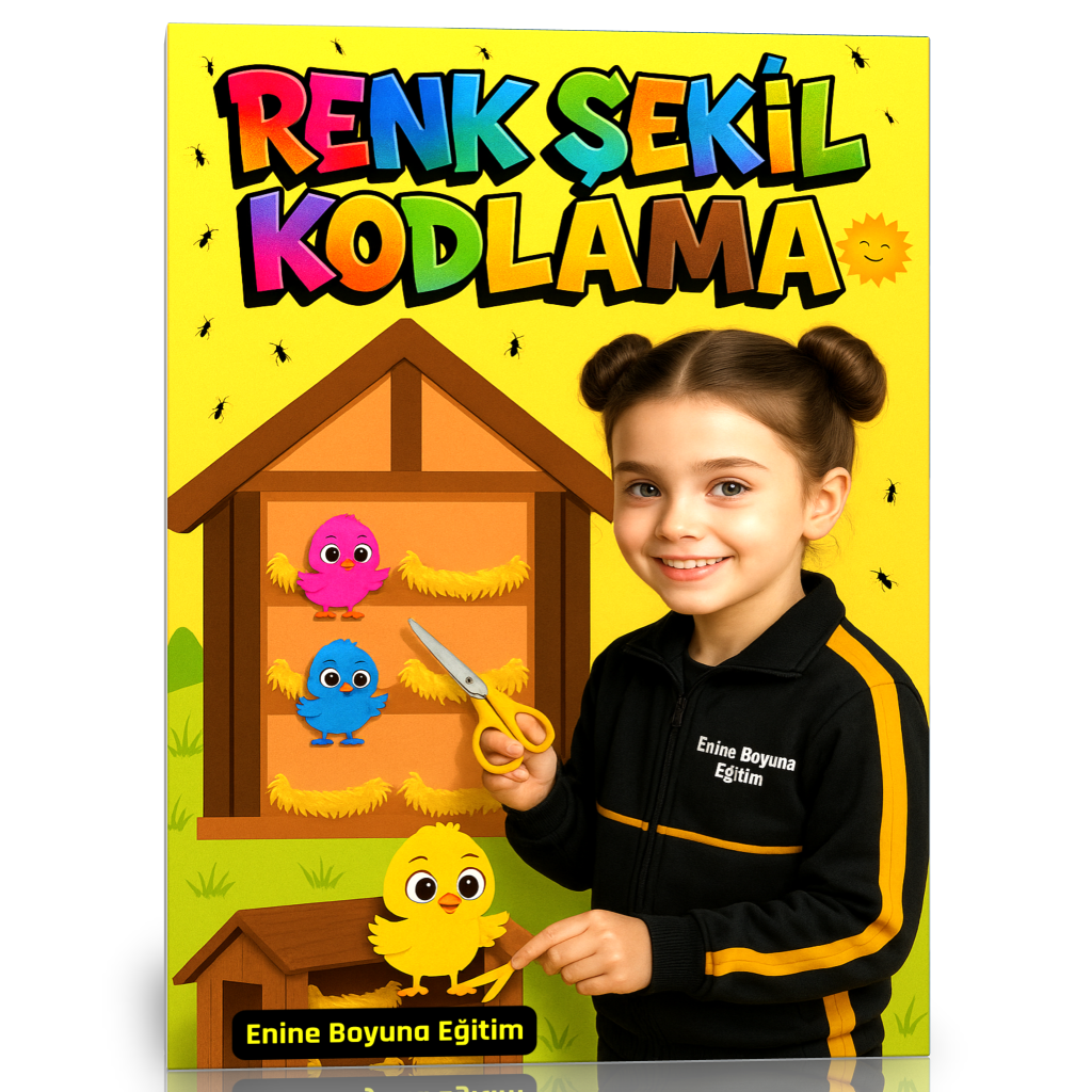 Renk Şekil Kodlama Seti (Cırt Cırtlı) – 3-9 Yaş