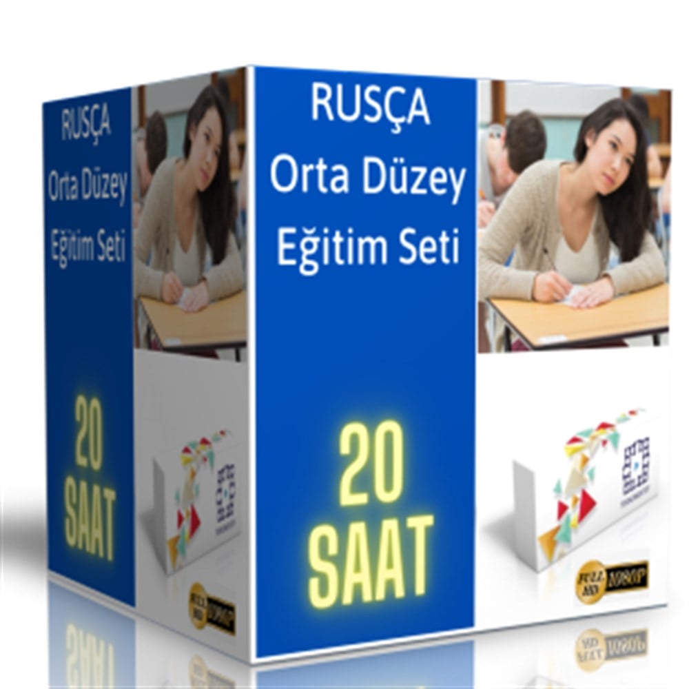 Rusça Orta Düzey Görüntülü Eğitim Seti