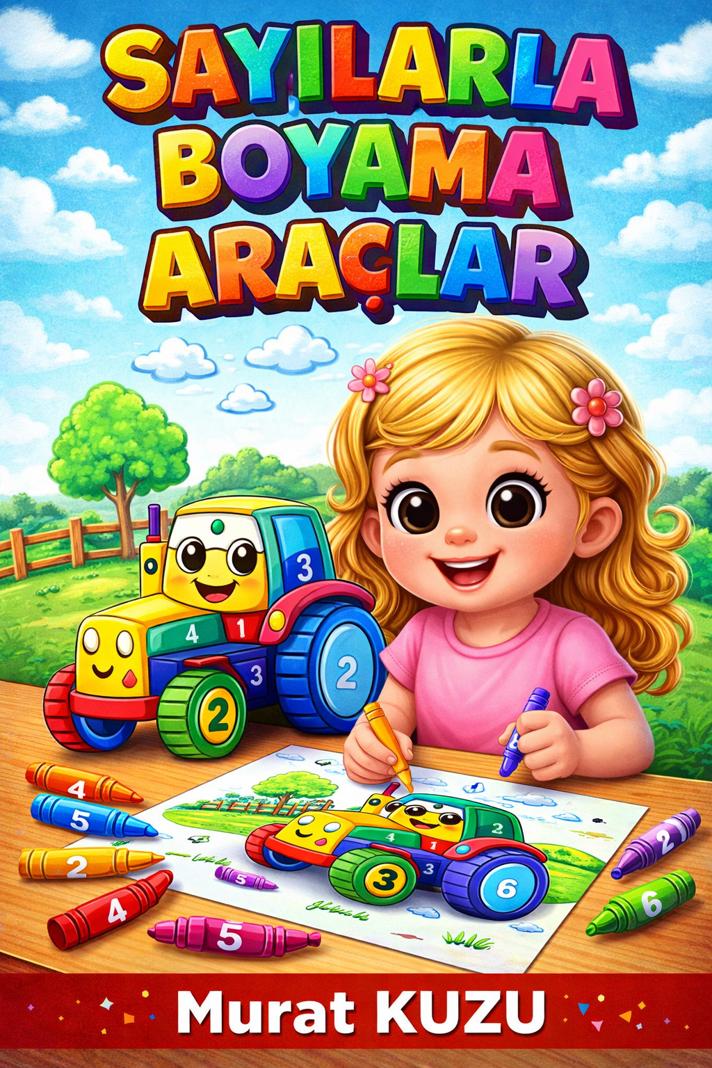 Sayılarla Boyama – Araçlar (Arabalar Boyama Kitabı)