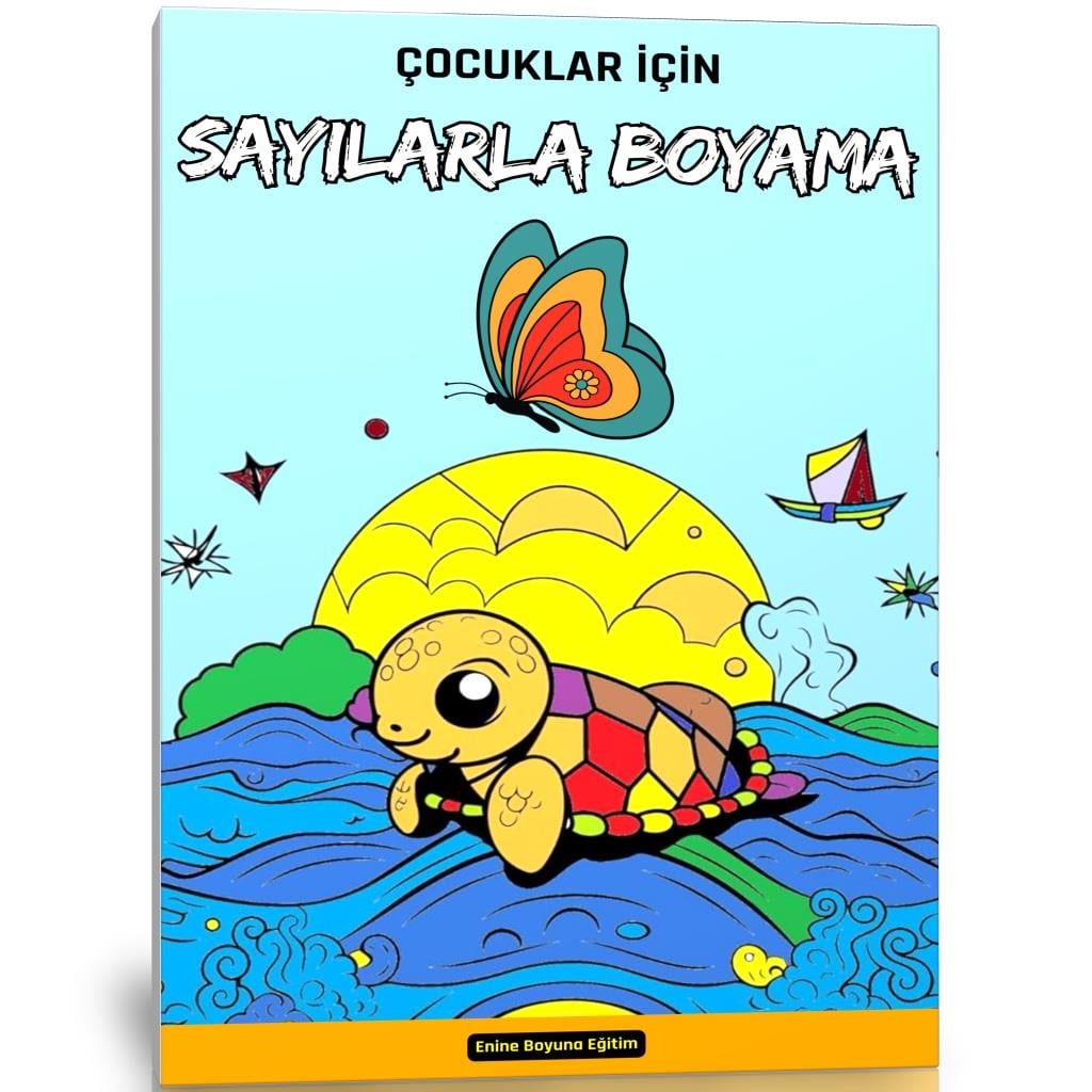 Sayılarla Boyama Kitabı (Çocuklar İçin)