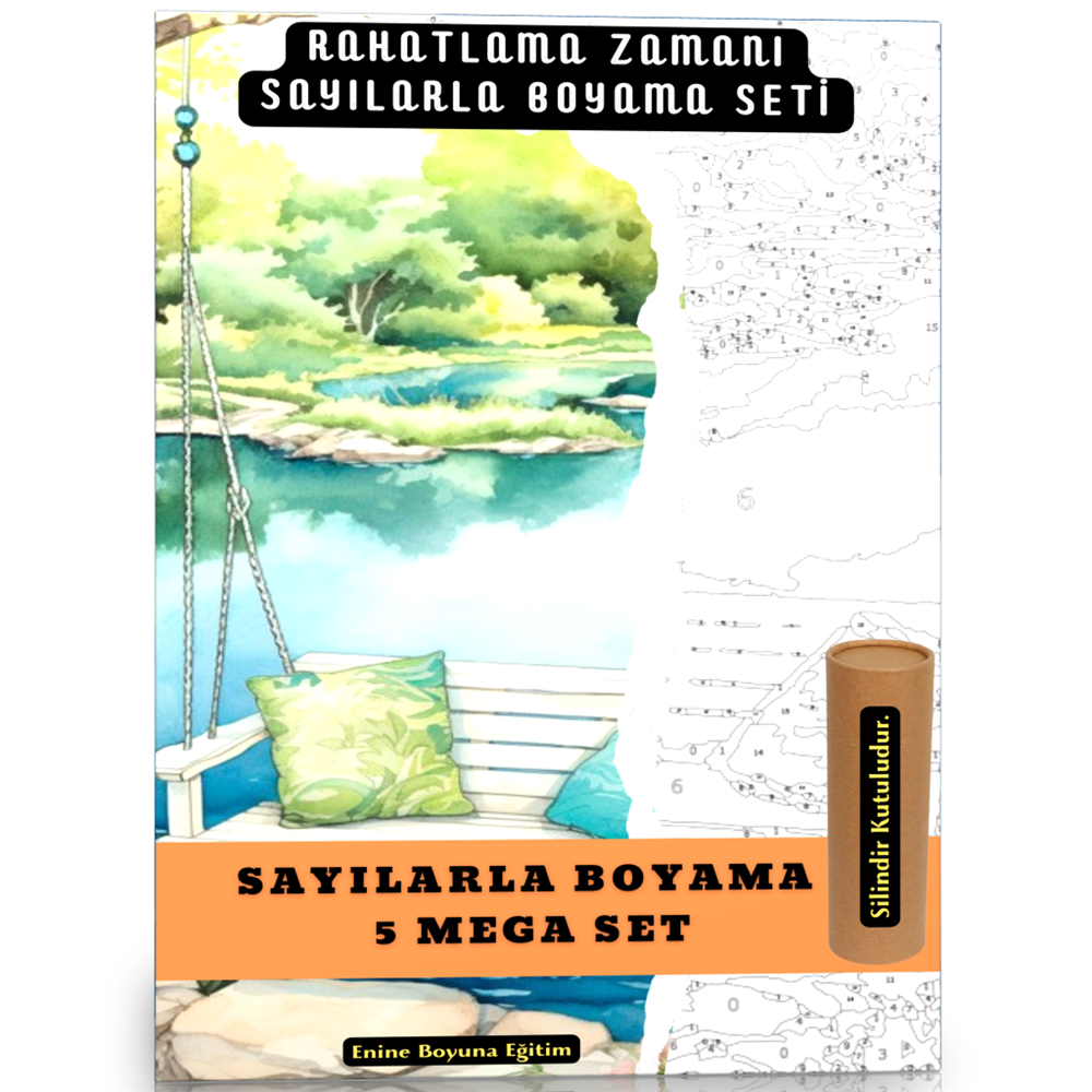 Sayılarla Boyama Süper Set (Rahatlama Zamanı)