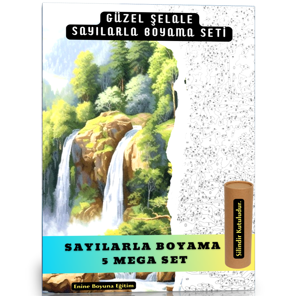 Sayılarla Boyama Süper Seti (Güzel Şelale)