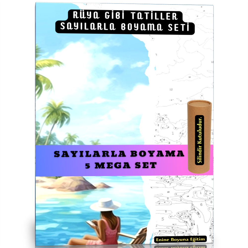 Sayılarla Boyama Süper Seti (Rüya Gibi Tatiller)