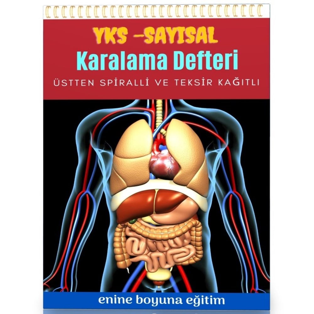 Spiralli Karalama Defteri – YKS – Sayısal (Teksir Kağıtlı)