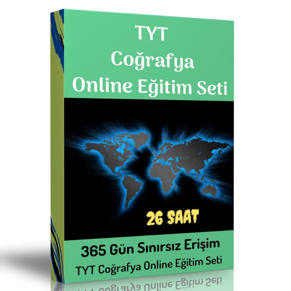 TYT Coğrafya Online Görüntülü Eğitim Seti