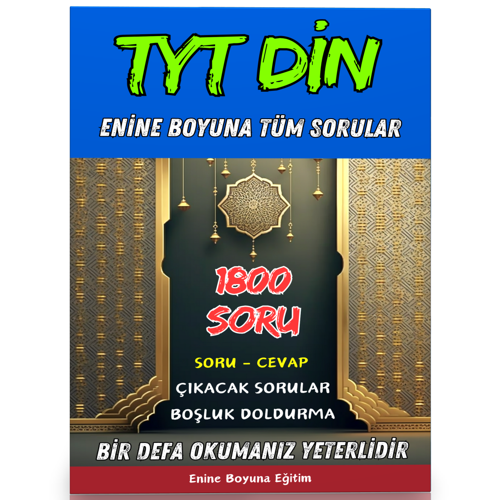 TYT Din (Tüm Soruları Fulleten Kitap)