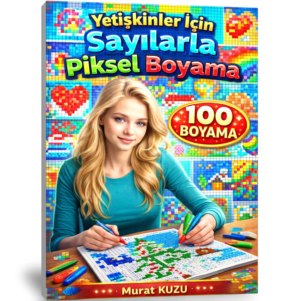 Yetişkinler İçin Sayılarla Piksel Boyama