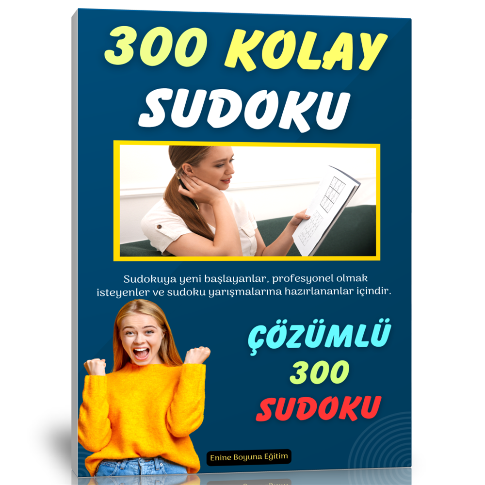 Zamanlayıcı Kolay Sudoku Kitap Seti (2 Fasikül Set)
