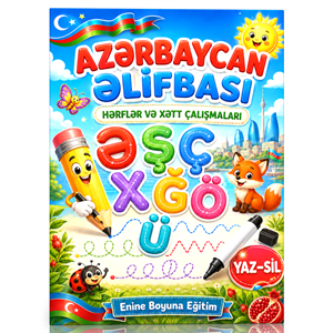 Azərbaycan Əlifbası – Hərflər və Xətt Çalışmaları (Yaz-Sil)