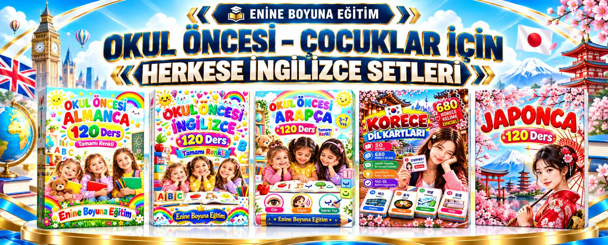 Yabancı Dil Eğitim Setleri