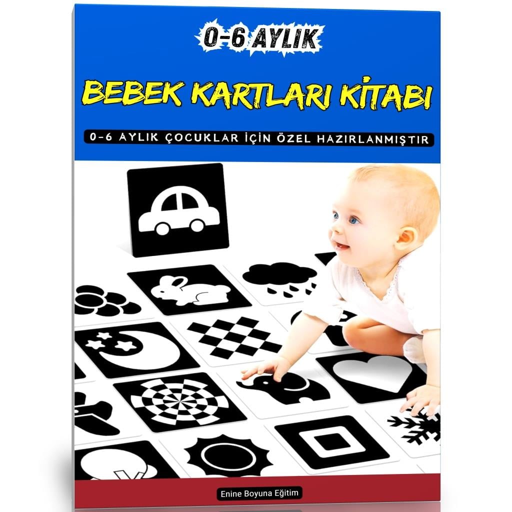 0-6 AYLIK Bebek Kartları Kitabı (Laminasyonlu)