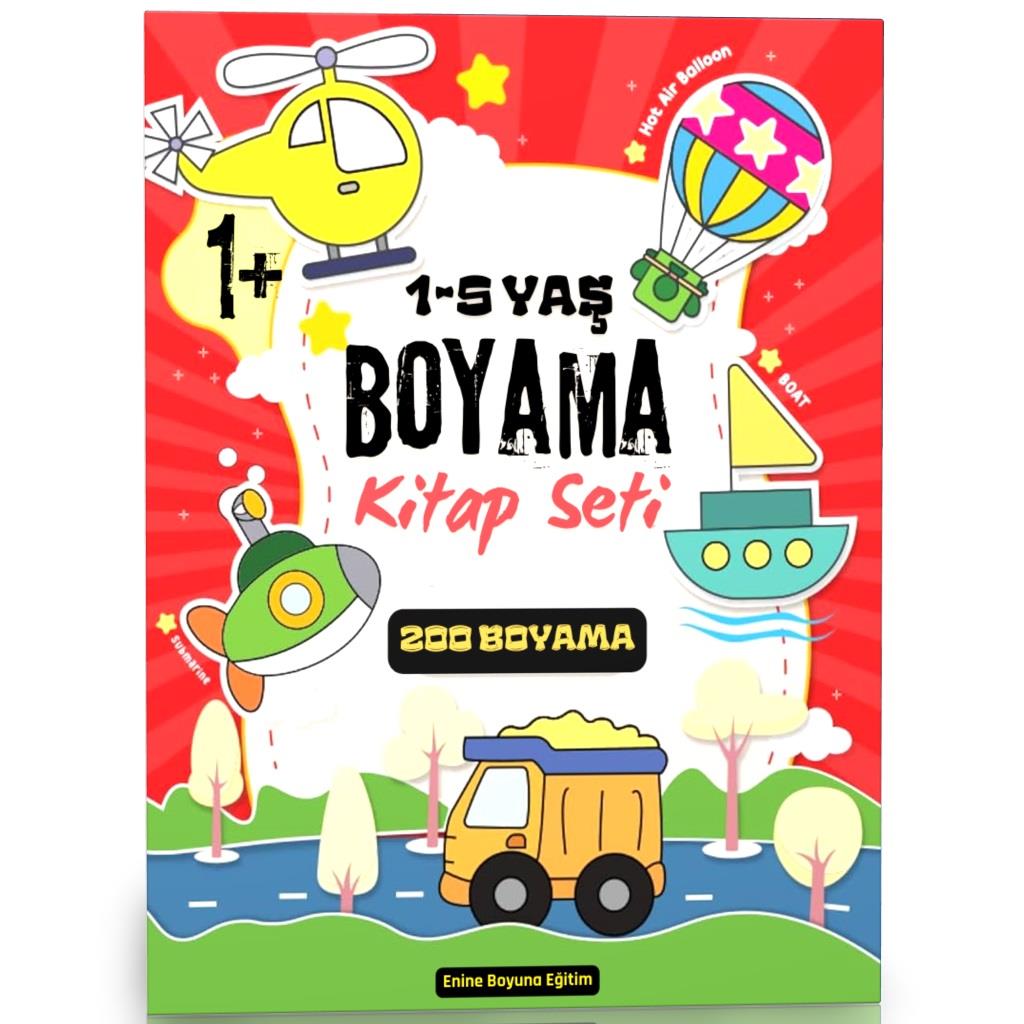 1-5 Yaş Boyama Kitap Seti (5 Kitap)