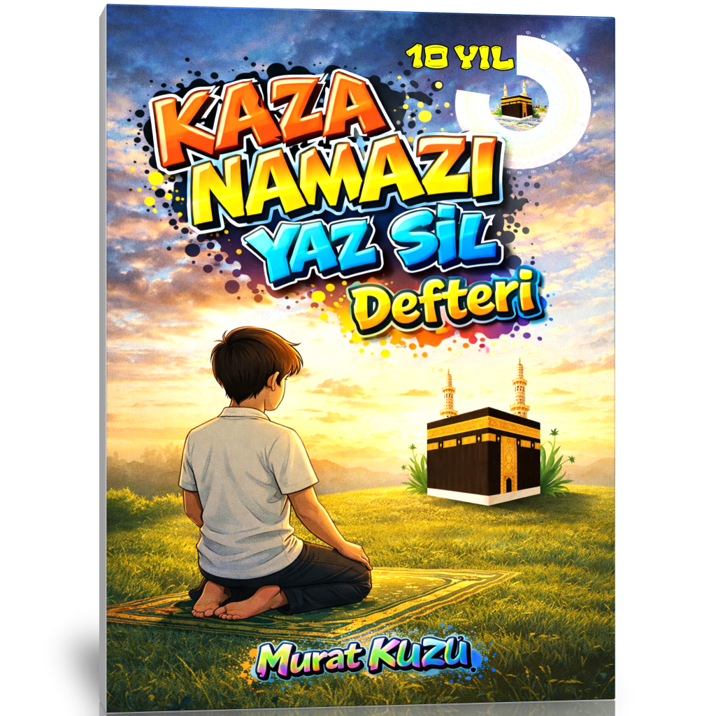 10 Yıllık Kaza Namazı Takip Defteri Seti (2 Kitap)